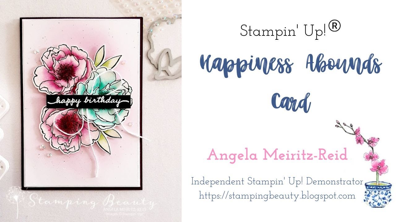 Stampin' Up! Happiness Abounds Card