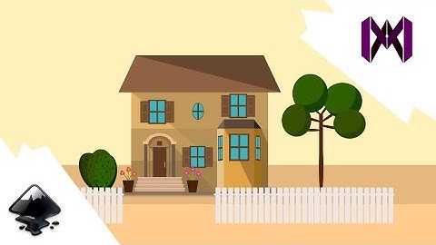 Creating a vector House in Inkscape || Vector Drawing || Illustration || Speed Video | AM Artists |