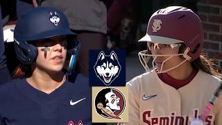 UConn vs #7 Florida State Women's College Softball Highlights Full Game 2026