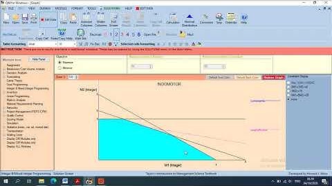 APLIKOM | Integer Programming With POM-QM Soal 2 Penyelesaian INDOMOTOR Pengoptimalan Keuntungan