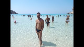 Lampedusa,Isola dei Conigli -La spiaggia piu' bella del mondo