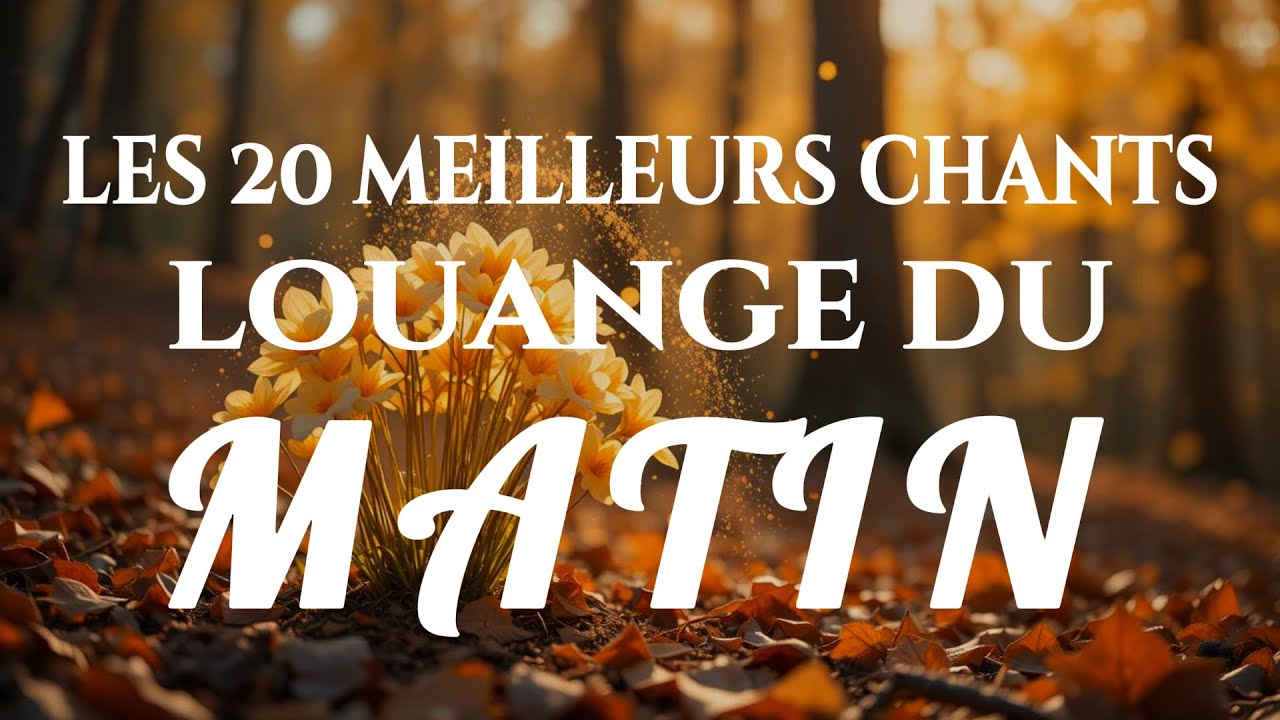 🙌🏻🔥20 Chants de Louange pour nourrir ta foi et toucher ton âm - Louanges à écouter le Matin 2026