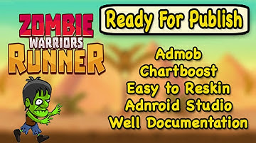 Zombies Warrior Runner - Endless Run - Android Studio - Ready to Publish | Codecanyon Scripts and