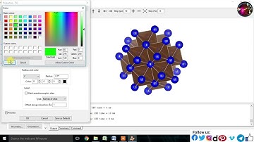 How to Draw the Crystal Structure of Titanium carbide (TiC) using VESTA software