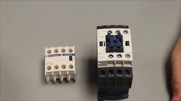 Mounting Auxiliary Contact Block to TeSys D Series Contactor