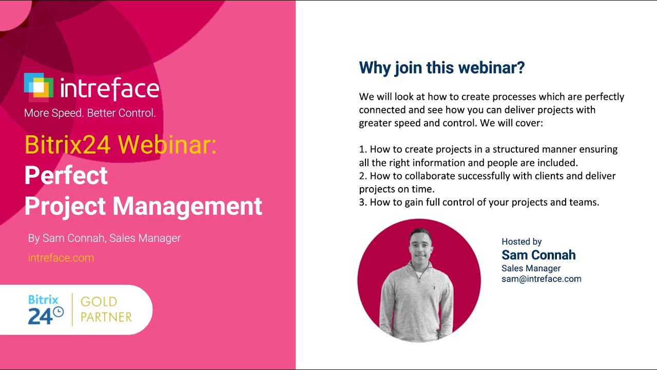 Bitrix24 Webinar: Perfect Project Management