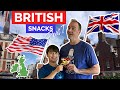 Part 7: American Father and Son Try MORE British Snacks for the First Time! US UK 먹방