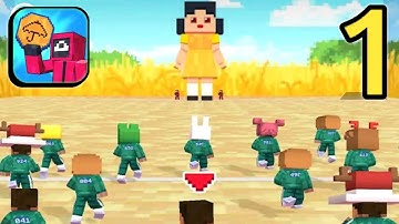 Squid Games - Craft Survival | Gameplay Walkthrough Part 1 Season 1 (Android,iOS) Best squid game