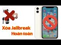 Hướng dẫn cách xóa jailbreak, restore lại máy và giữ nguyên phiên bản iOS ngay trực tiếp trên iPhone