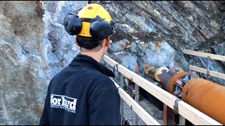 Norhard in Meråker, Norway - micro tunneling for hydro shaft screenshot 1