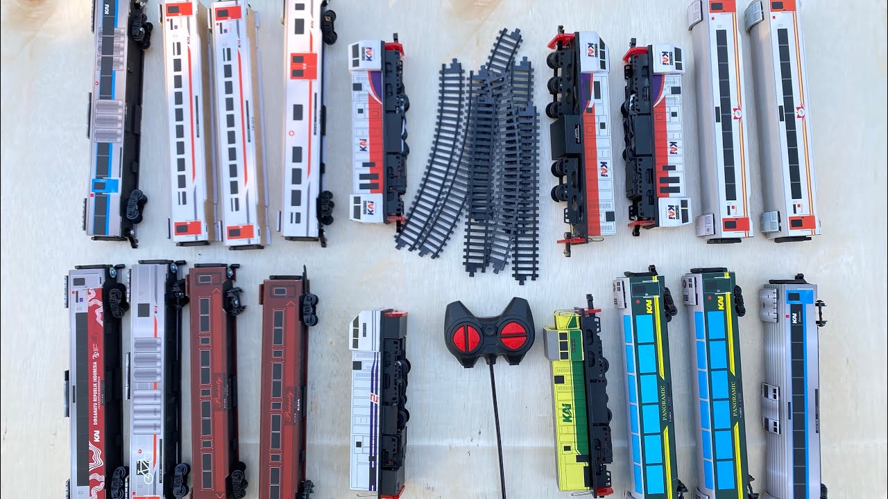 Mulung Kerete Api Mainan Yang Di Buang Pabrik Dapat 3 Rangkaian dan cc203 RC WNB