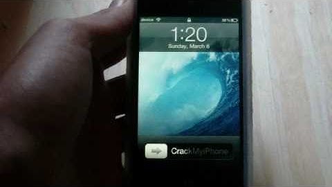 How to change the slide to unlock text on iPhone