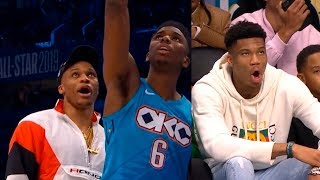 2019 Nba Slam Dunk Contest 1St Round, 1St Dunks Feb 16, 2019 Nba All Star Weekend