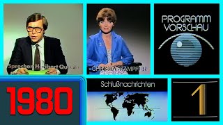 ORF FS 1 - Schlußnachrichten und Programmvorschau (13.9.1980)