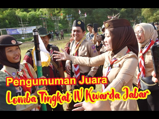 Pengumuman Pemenang LT IV Kwarda Jabar Tahun 2023 class=