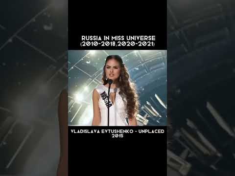 MISS UNIVERSE RUSSIA 2010-2018 2020-2021