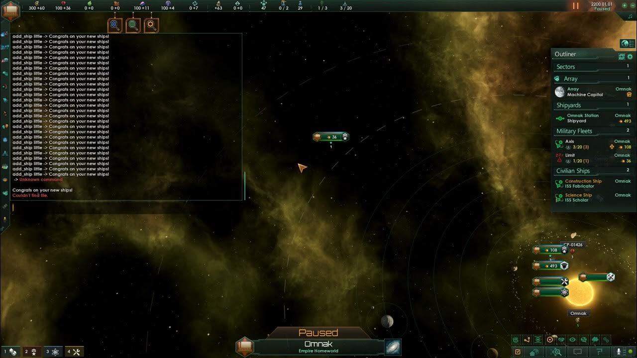 Stellaris Spawning ships from script file YouTube