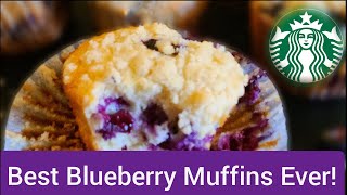 COPYCAT Starbucks Blueberry Muffin