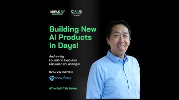 Building New AI Products in Days | Andrew Ng