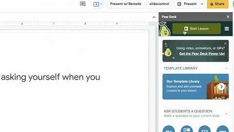 Google Slides + Pear Deck Part 1