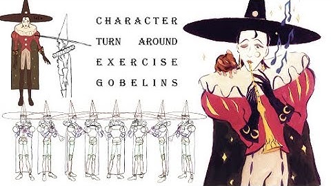 GOBELINS - Character Turn Around Exercise