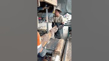 Wood sawing process #goodtools #smartwork