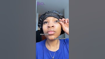 How to appy diy lash extensions in 5 minutes | b&q lashes