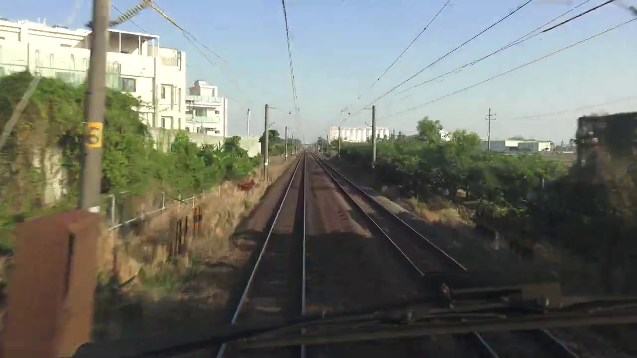 台鐵 110次 普悠瑪號 台南 - 新竹 路程景