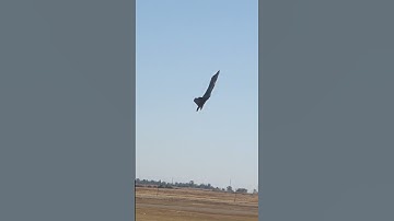 Thumbnail of F-22 RAPTOR TAKES OFF IMMEDIATELY GOES VERTICAL LIKE A NASA LAUNCH AT THE CAPITOL AIRSHOW 2022