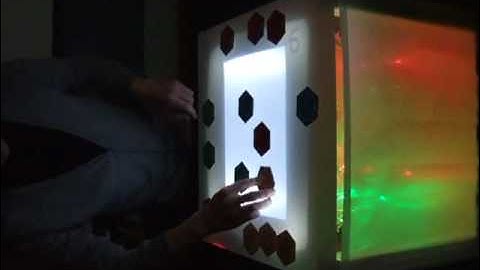 LOOPLEX tangible user interface using Ableton Live, MaxMSP, reacTIVision, Arduino
