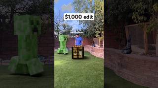 $5 Vs $1,000 Minecraft Edit!