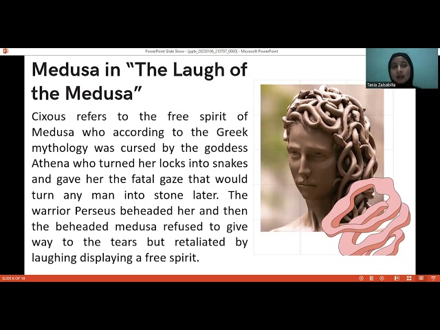Tania Yulia Noor Zalsabillah - Theory of Literature (The Laugh Of The Medusa) class=