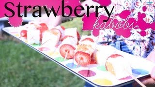 How to make Strawberry Kabobs
This week my friend Mary and I sat down in her backyard to enjoy some California sun. While soaking up some rays we thought to make a simple yet sweet treat, a strawberry kabob. We laughed about playing with strawberry shortcake dolls and Kona her dog tried to squeeze in our video.
This is perfect to make for a picnic. You can even drizzle some melted chocolate on top and I think its even a weight watchers snack.
Angel Food Cake link:
http://www.youtube.com/watch?v=etbj3xTXXkc
Everything done by Anna Boling OSteen and guest: Mary McGinn
Follow me on Twitter to stay in the know: @lovelyladycakes
http://twitter.com/lovelyladycakes
and LIKE my facebook page
https://www.facebook.com/lovelyladycakes
Visit the Lovely Lady Cakes TV Merchandise Shop
http://lovelyladycakes.spreadshirt.com/
Second Channel:
LovelyBabyBites-savory world
http://www.youtube.com/user/LovelyBab...
MUSIC
www.audionetwork.com How to make Strawberry Kabobs