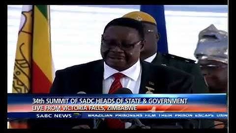 34th Summit of SADC Head of State and Government Part 1