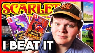 I beat Pokemon Scarlet & Violet