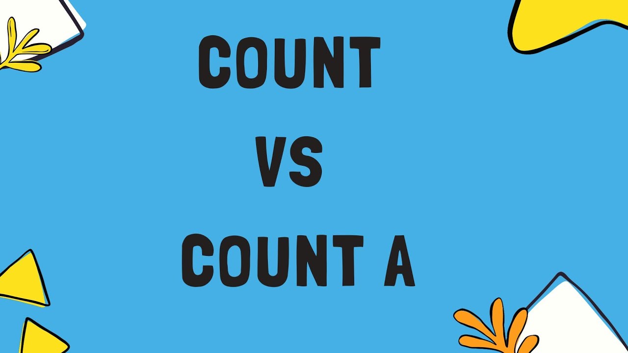 Google Sheets Count Vs Count A YouTube google-sheets-count-vs-count-a-youtube