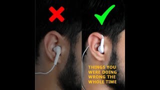 How to wear earphones the right way screenshot 3