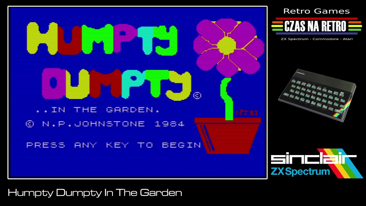 Humpty Dumpty In The Garden (1984) - ZX Spectrum - YouTube