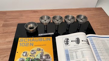 Schaublin 102  Complete set size 3 external-gripping collets W20