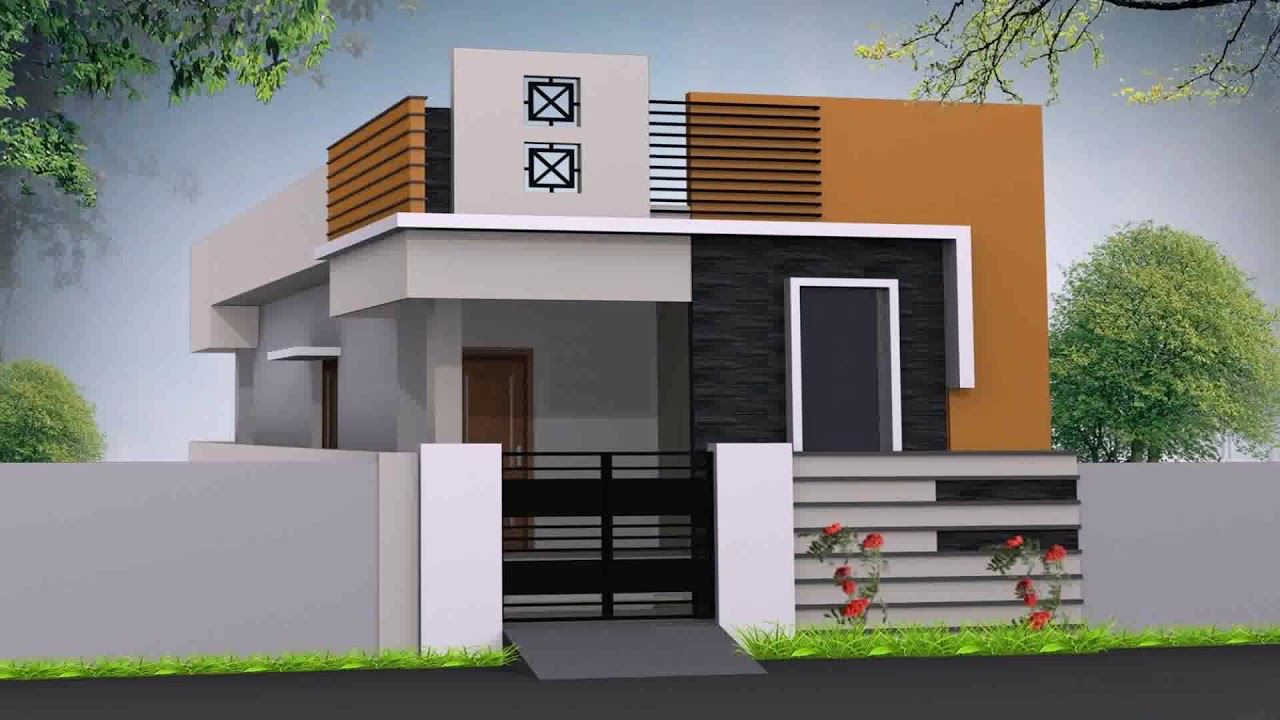 House Front Elevation Designs For Single Floor West Facing 