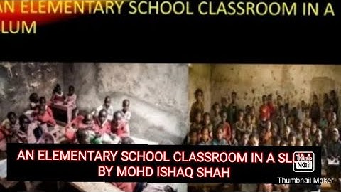 AN ELEMENTARY SCHOOL CLASSROOM IN A SLUM                 BY STEPHEN SPENDER