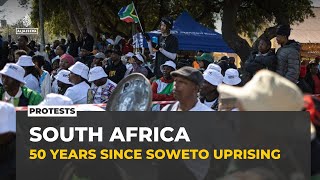 South Africa marks 50 years since Soweto uprising as youth face unemployment
