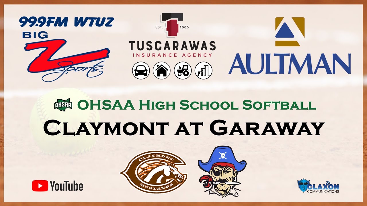 Claymont at garaway ohsaa high school softball from big z sports