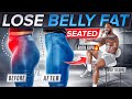 7 day lose fupa seated workout  10 min chair belly fat challenge