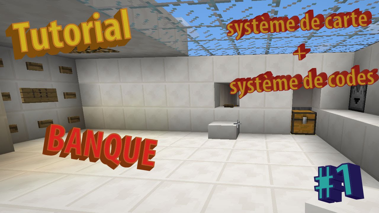 Minecraft tuto #1 : Banque - YouTube