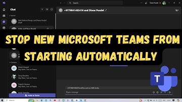 How to  stop New Microsoft Teams Apps from starting automatically ?
