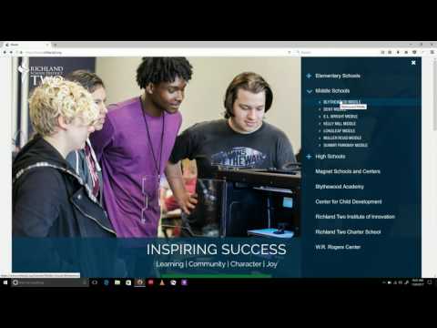 Richland Two New Website Tutorial