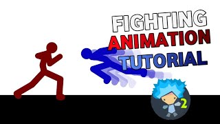 How to make fighting animation - Drawing Cartoon 2 Tutorial