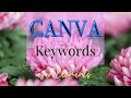 Useful Canva Keywords for Elements