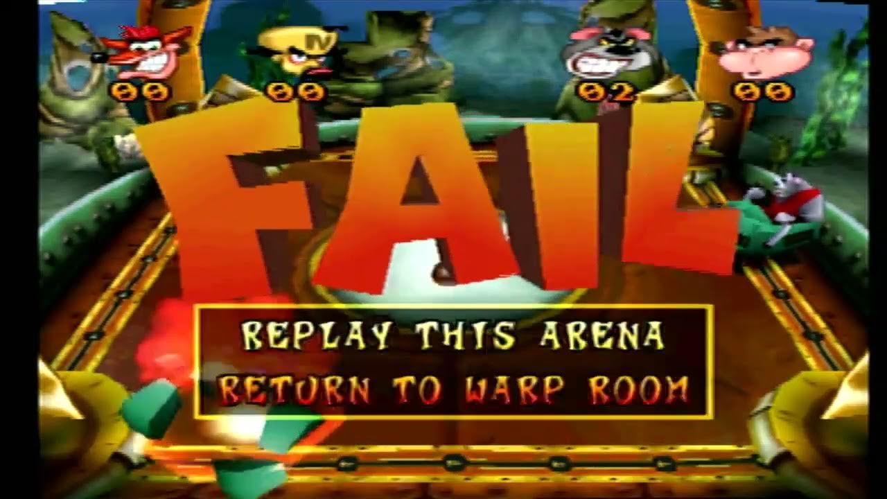 Crash Bash Crash's Adventure Part 2 (Warp Room 2 Trophies Gems